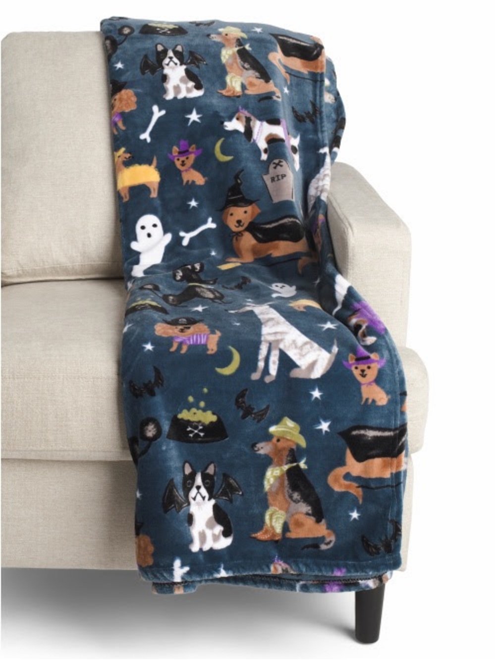 🎃🐾 Buster Halloween Dogs Throw Blanket 🐾🎃